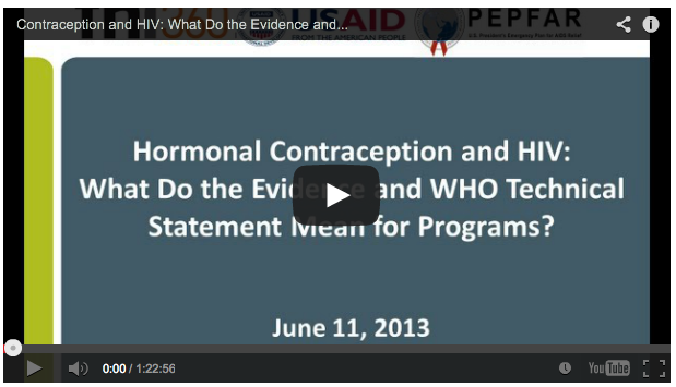 Read more about the article Lillian Mworeko speaks about hormonal contraception and HIV: evidence and current technical guidance