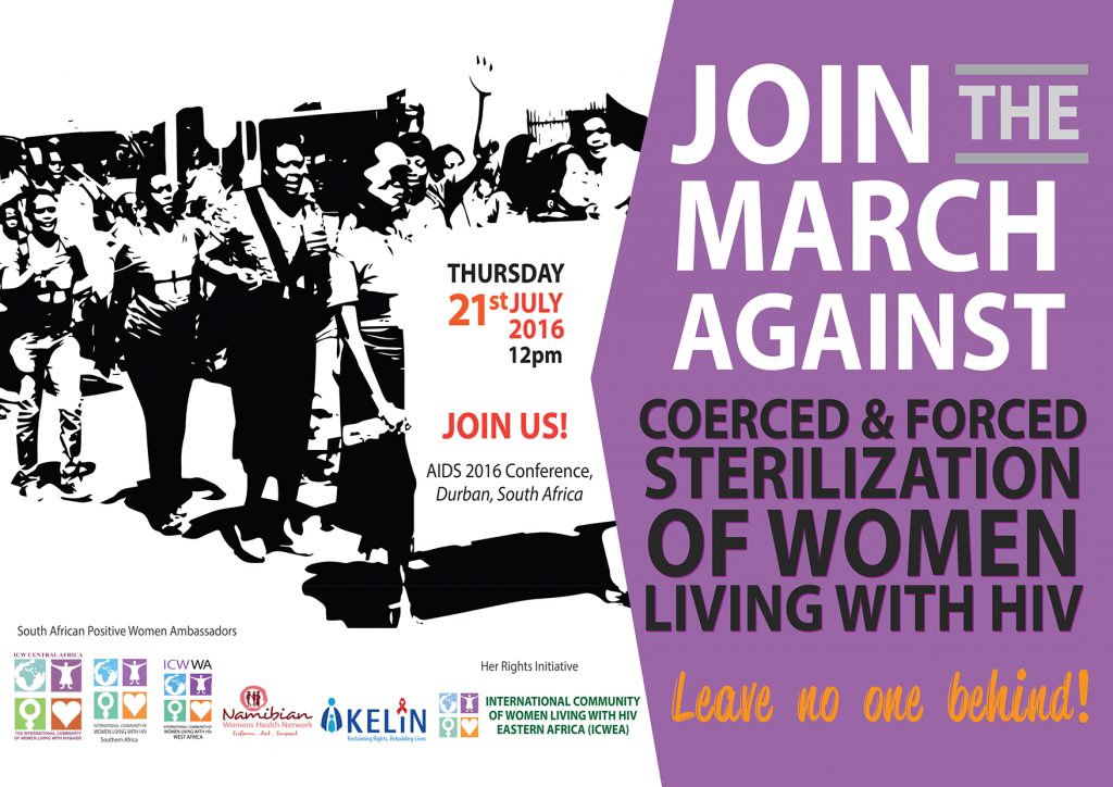 Read more about the article Join the march to end forced and coerced sterilization of women living with HIV