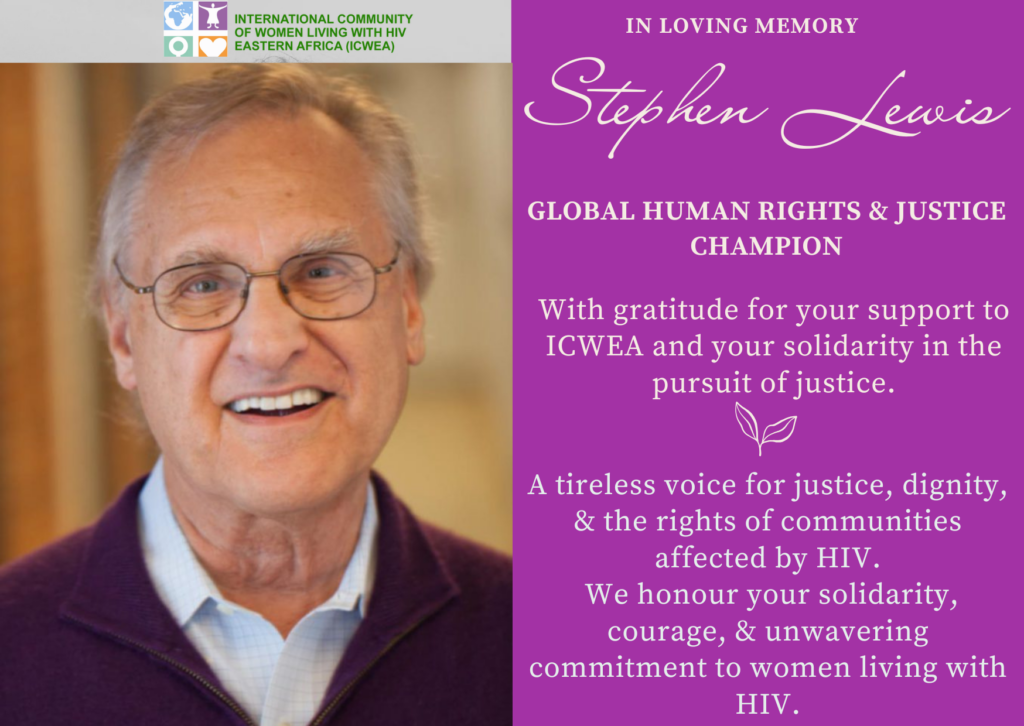ICWEA Tribute to Stephen Lewis